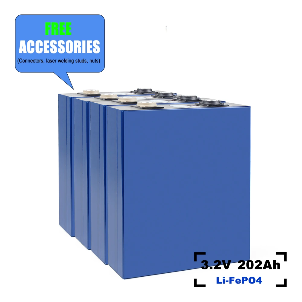 3.2V 202Ah CATL LiFePO4 Rechargeable Battery Cell For DIY 12V 24V 48V Battery Pack EV RV Golf Cart Solar System
3.2V 202Ah CATL LiFePO4 Rechargeable Battery Cell For DIY 12V 24V 48V Battery Pack EV RV Golf Cart Solar System