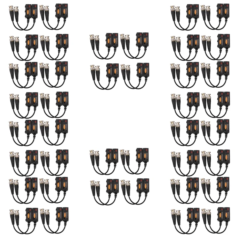 1080P AHD/HD-CVI/TVI/CVBS Passive HD Video Balun Transmitter 40 Pairs (UTP Up To 350M-600M) 
1080P AHD/HD-CVI/TVI/CVBS Passive HD Video Balun Transmitter 40 Pairs (UTP Up To 350M-600M)