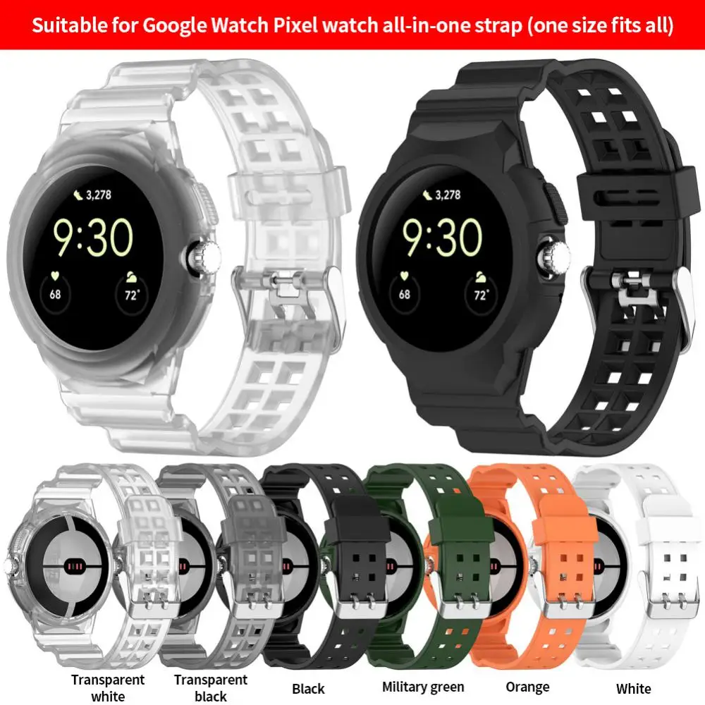TPU All-in-one Strap for Google Pixel Watch Armor Watchband For Pixel Watch Replacement Watch Band Wristband Accessory
TPU All-in-one Strap for Google Pixel Watch Armor Watchband For Pixel Watch Replacement Watch Band Wristband Accessory