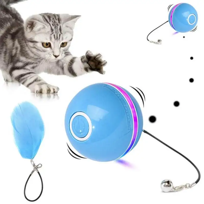 Colorful LED Smart Electric Cat Toy Magic Roller Ball USB Interactive Ball Toy Rolling Flash Ball Pet Toy Electric Rotating Toy
Colorful LED Smart Electric Cat Toy Magic Roller Ball USB Interactive Ball Toy Rolling Flash Ball Pet Toy Electric Rotating Toy