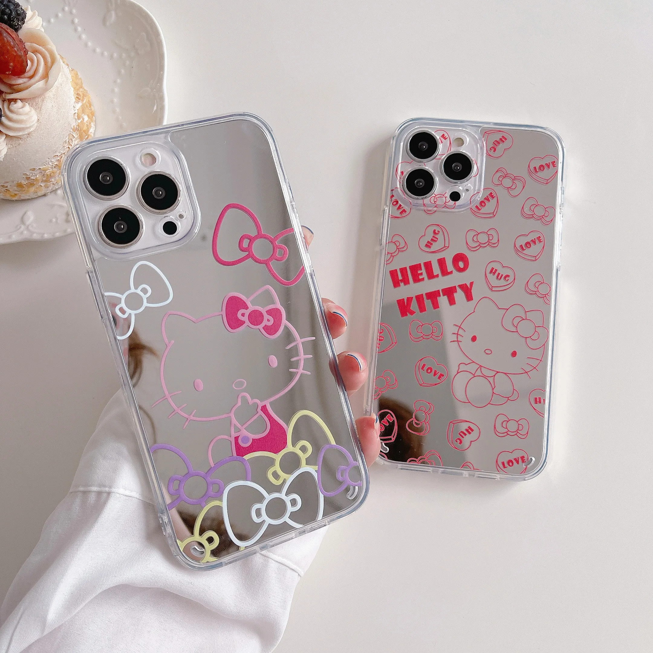Hello Kitty Mirror Cartoon Phone Cases For iPhone 13 12 11 Pro Max XR XS MAX 8 X 7 SE 2022 Lady Girl Luxury Soft Cover
Hello Kitty Mirror Cartoon Phone Cases For iPhone 13 12 11 Pro Max XR XS MAX 8 X 7 SE 2022 Lady Girl Luxury Soft Cover