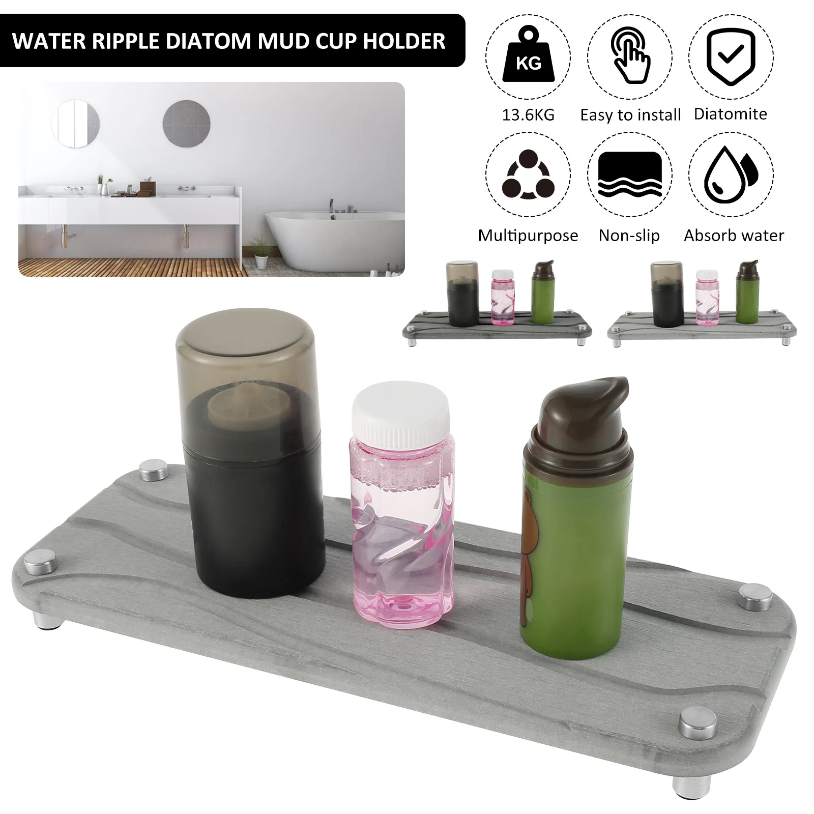 L раковина, Быстросохнущий камень, портативный органайзер для моментальной сушки раковины, лоток для раковины из диатомелового камня, прочн...
L раковина, Быстросохнущий камень, портативный органайзер для моментальной сушки раковины, лоток для раковины из диатомелового камня, прочн...