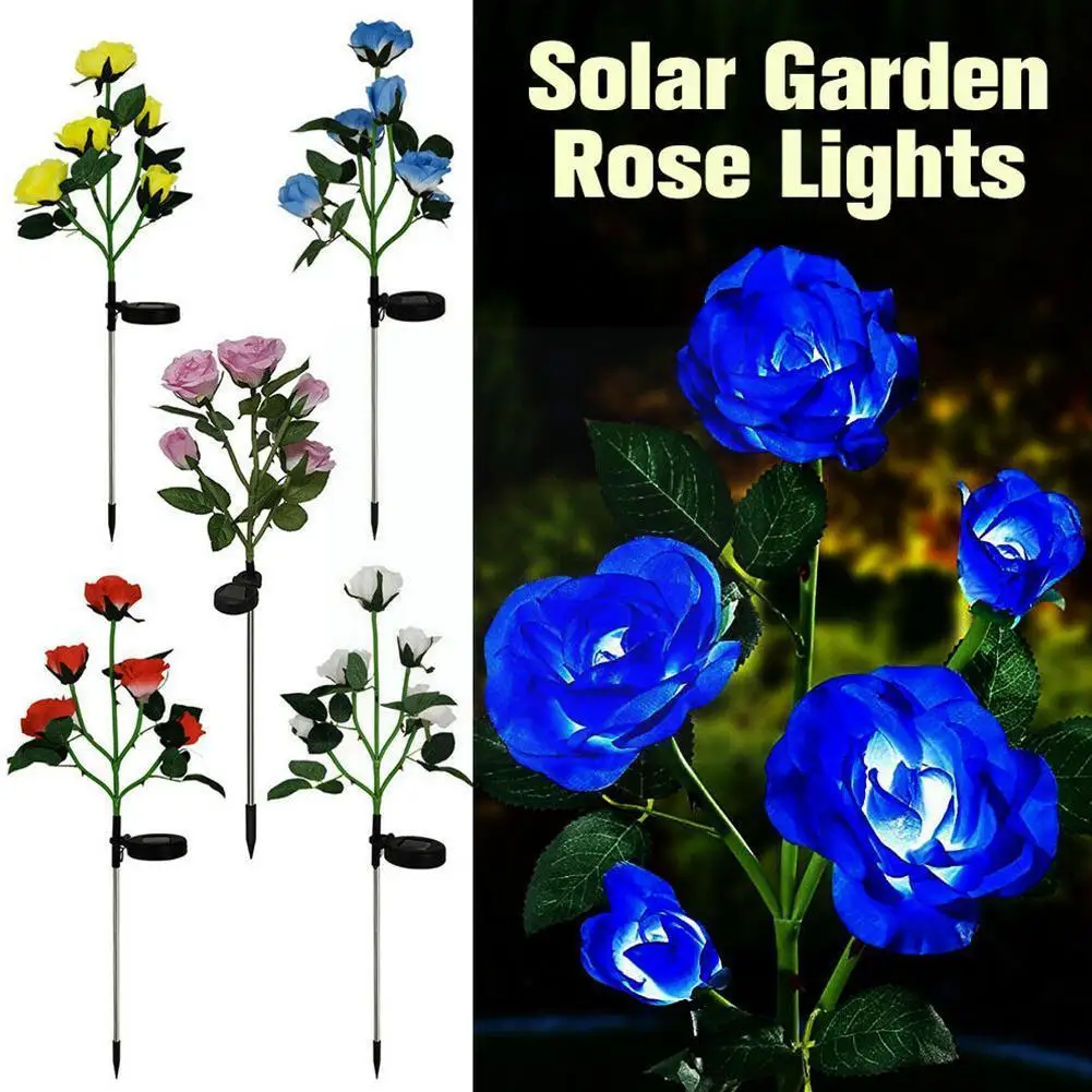 5 Solar Simulation Rose Flower Light Waterproof Ip65 Artificial Flowers Ground Plug Lamp For Garden Party Decoration I2z1
5 Solar Simulation Rose Flower Light Waterproof Ip65 Artificial Flowers Ground Plug Lamp For Garden Party Decoration I2z1