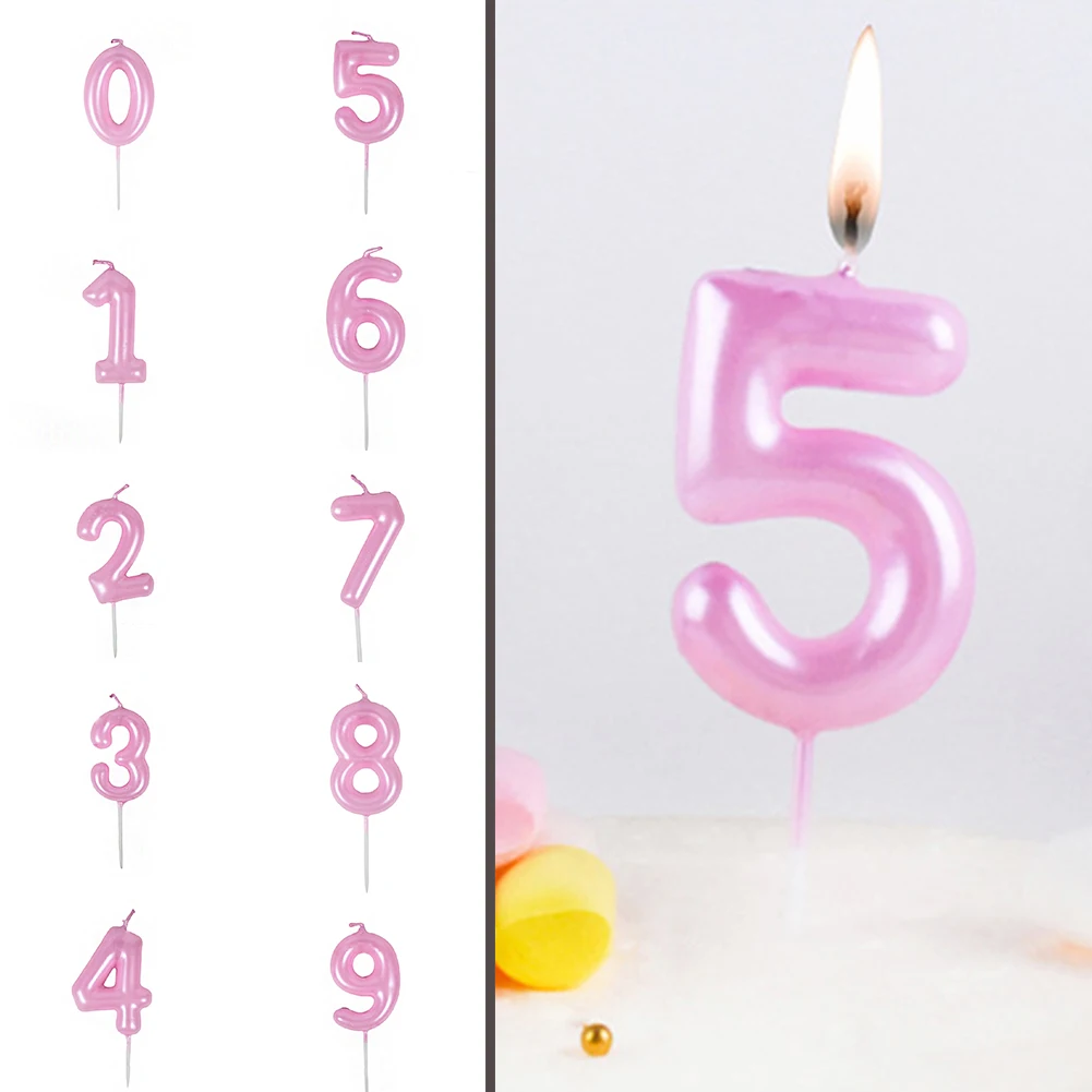 Pink Number Candle Birthday Cake Candles Party Supplies Happy Birthday Number 0-9 Cake Candles Cake Topper Cake Decorations
Pink Number Candle Birthday Cake Candles Party Supplies Happy Birthday Number 0-9 Cake Candles Cake Topper Cake Decorations