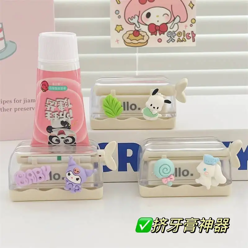 Sanrio Kurome рулон корицы выдавливаемая зубная паста артефакт для ленивых детей милые