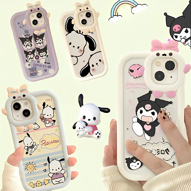 Kawaii Sanrio Kuromi Bow Lens Girl Mobile Phone Case for iPhone 14 13 12 11 Pro Pochacco Cartoon Soft Rubber Protective Case
Kawaii Sanrio Kuromi Bow Lens Girl Mobile Phone Case for iPhone 14 13 12 11 Pro Pochacco Cartoon Soft Rubber Protective Case