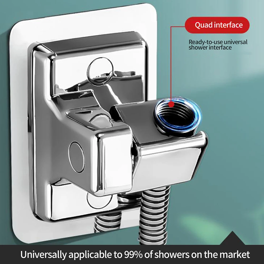 Self-adhesive Shower Head Holder Adjustable Punch Free Bathroom Bidet Shower Head Stand Bracket Wall Mounted Bath Accessories
Self-adhesive Shower Head Holder Adjustable Punch Free Bathroom Bidet Shower Head Stand Bracket Wall Mounted Bath Accessories