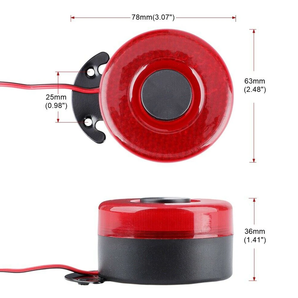 Backup Alarms Reversing Horn Replacement Universal Vehicle W/ LED Light 105 DB 12-24V 1pcs Accessories Beep Parts
Backup Alarms Reversing Horn Replacement Universal Vehicle W/ LED Light 105 DB 12-24V 1pcs Accessories Beep Parts