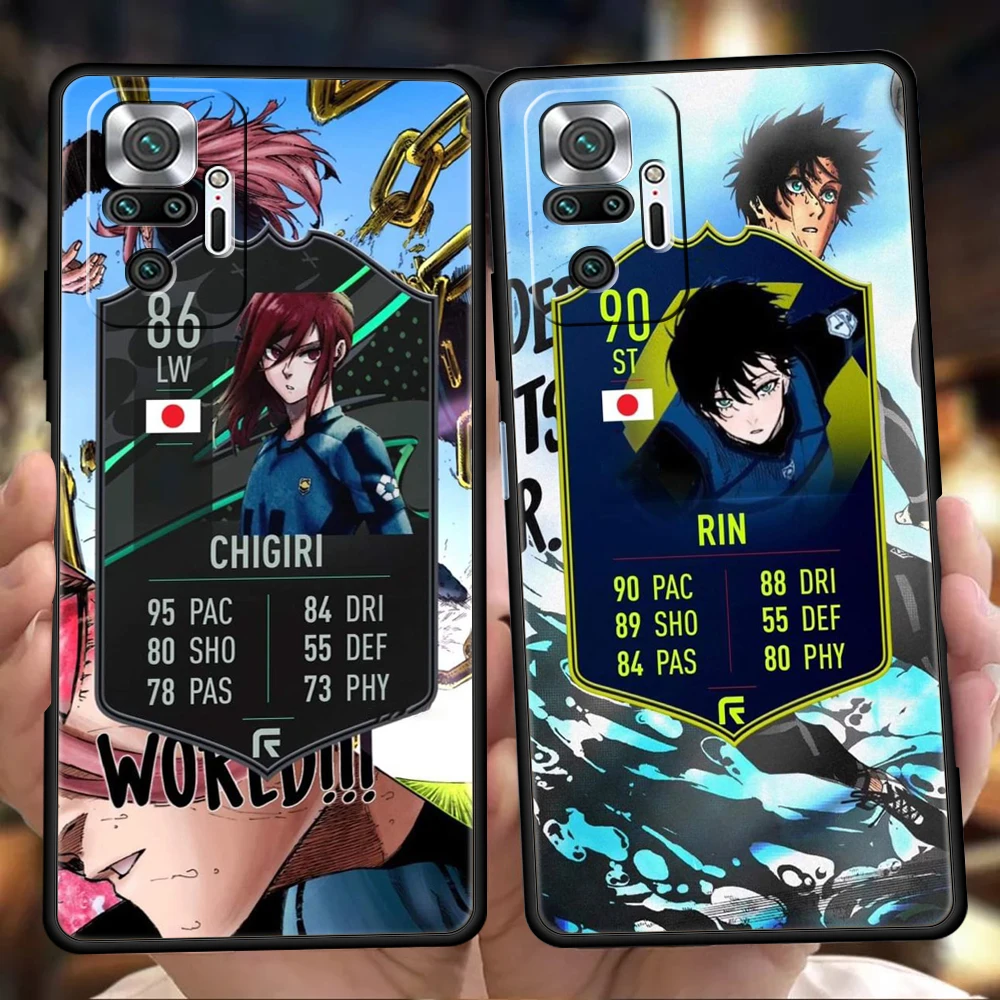 Blue Lock Anime Phone Case for Xiaomi Redmi NOTE 12 Pro K40 K50 Gaming 8A 9T 9A 9C Note 8 8T 9 9S 10 11 Pro Plus Soft Shell Capa 
Blue Lock Anime Phone Case for Xiaomi Redmi NOTE 12 Pro K40 K50 Gaming 8A 9T 9A 9C Note 8 8T 9 9S 10 11 Pro Plus Soft Shell Capa