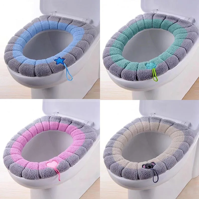 Winter Warm Toilet Seat Cover Mat Bathroom Toilet Pad Cushion with Handle Thicker Soft Washable Closestool Warmer Accessories
Winter Warm Toilet Seat Cover Mat Bathroom Toilet Pad Cushion with Handle Thicker Soft Washable Closestool Warmer Accessories