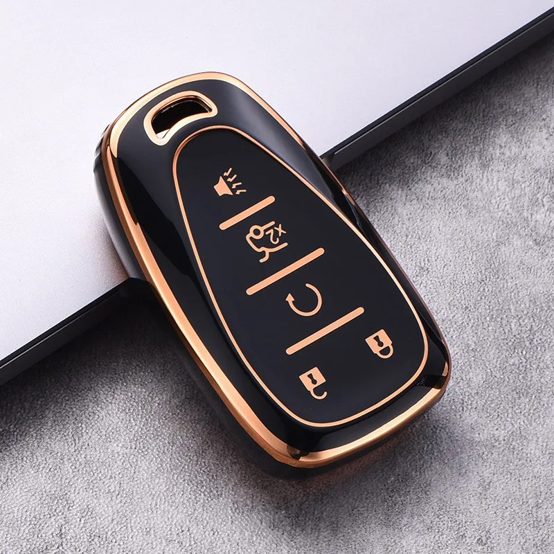 TPU New Premium Car Key Case For Chevrolet Camaro Cruze Malibu Sonic Volt Tracker Spark Bolt Trax 4 5Button Key Case Accessories
TPU New Premium Car Key Case For Chevrolet Camaro Cruze Malibu Sonic Volt Tracker Spark Bolt Trax 4 5Button Key Case Accessories