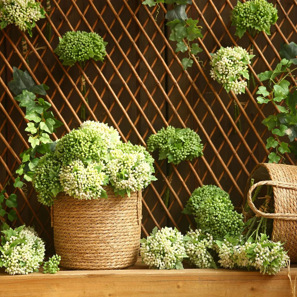 Branches Green Artificial Berry Flowers Bouquet Artificial Fruit Leaf Outdoor Living Room Fake Flower Wedding Bouquet Decoration
Branches Green Artificial Berry Flowers Bouquet Artificial Fruit Leaf Outdoor Living Room Fake Flower Wedding Bouquet Decoration