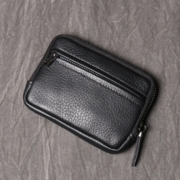 Vintage Leather Small Coin Purse Wallet for Men Designer Men Coin and Card Purse Pouch Wallet Soft 9*13cm
Vintage Leather Small Coin Purse Wallet for Men Designer Men Coin and Card Purse Pouch Wallet Soft 9*13cm