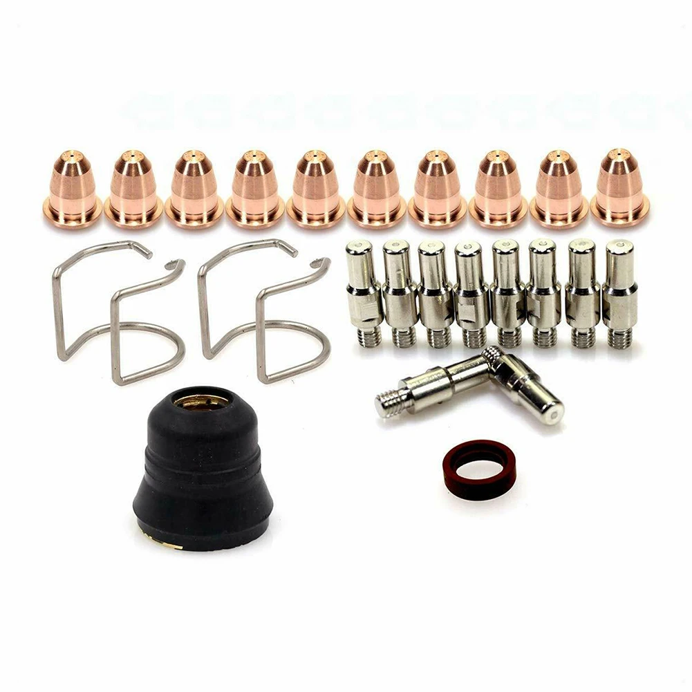 24pcs Plasma Cutter Set For Chicago Electric 95539 95413 60767 95136 (Tip 0.8mm)High-quality Plasma Torch Electrode Kit
24pcs Plasma Cutter Set For Chicago Electric 95539 95413 60767 95136 (Tip 0.8mm)High-quality Plasma Torch Electrode Kit