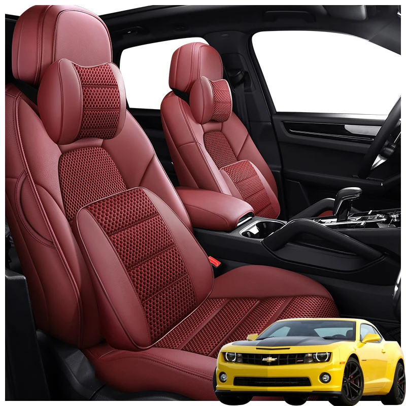 5 Seats Leather Customized Car Seat Covers Products For Chevrolet Camaro 2011 2012 2013 2014 2015 Interior Parts Accessories
5 Seats Leather Customized Car Seat Covers Products For Chevrolet Camaro 2011 2012 2013 2014 2015 Interior Parts Accessories