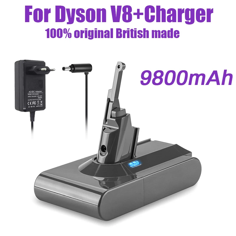 For Dyson V7 battery 21.6V 98Ah Li-lon Rechargeable Battery For Dyson V7 Battery Animal Pro Vacuum Cleaner Replacement+Charger
For Dyson V7 battery 21.6V 98Ah Li-lon Rechargeable Battery For Dyson V7 Battery Animal Pro Vacuum Cleaner Replacement+Charger