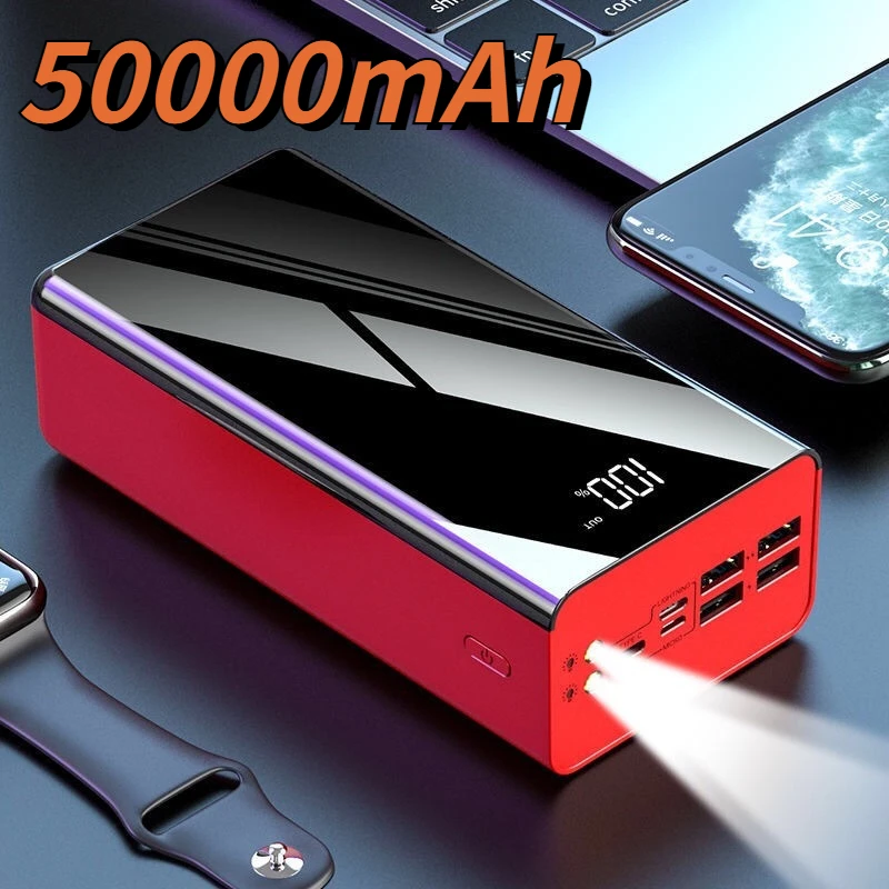 50000mah portable mobile phone power bank Mobile power external rechargeable battery for laptop iPhone Huawei Xiaomi
50000mah portable mobile phone power bank Mobile power external rechargeable battery for laptop iPhone Huawei Xiaomi