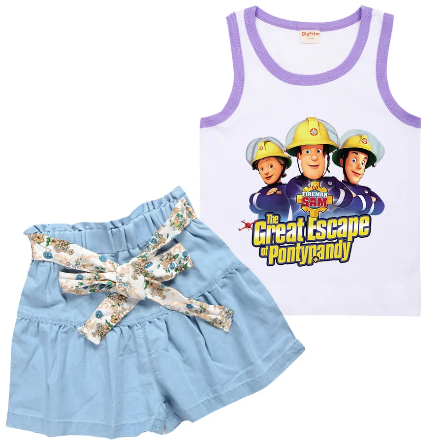 Fireman Sam T Shirt Kids Summer Sleeveless O-neck Vest + Shorts 2pcs Sets Toddler Girl Boutique Outfits Boys Halloween Clothes
Fireman Sam T Shirt Kids Summer Sleeveless O-neck Vest + Shorts 2pcs Sets Toddler Girl Boutique Outfits Boys Halloween Clothes