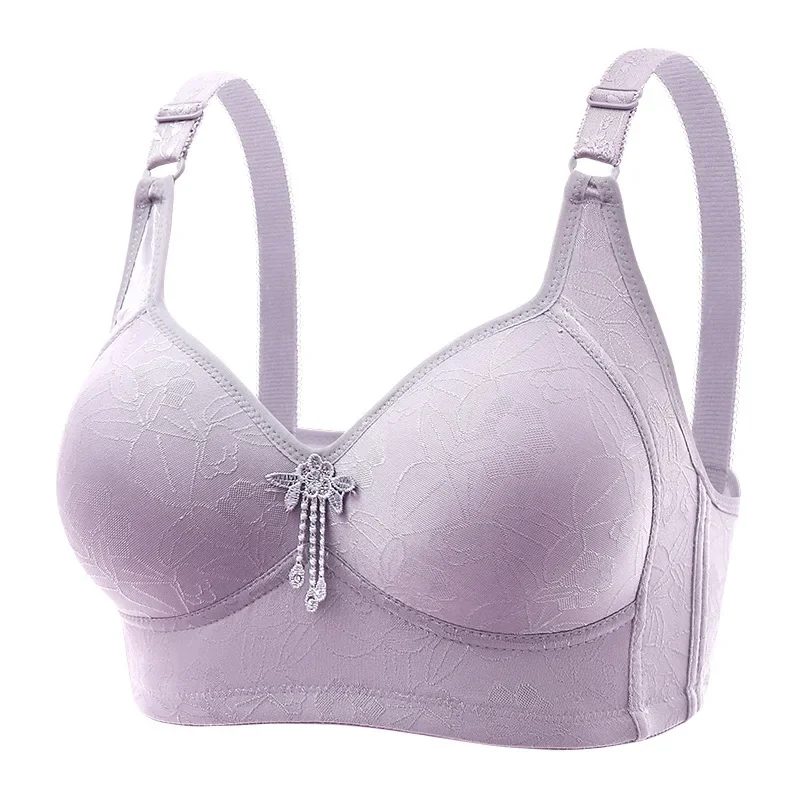 Upper Support Breast Feeling Cup Jacquard Wireless Bra Thin Mould Cup Adjustable Accessory Breast Push up Bra
Upper Support Breast Feeling Cup Jacquard Wireless Bra Thin Mould Cup Adjustable Accessory Breast Push up Bra