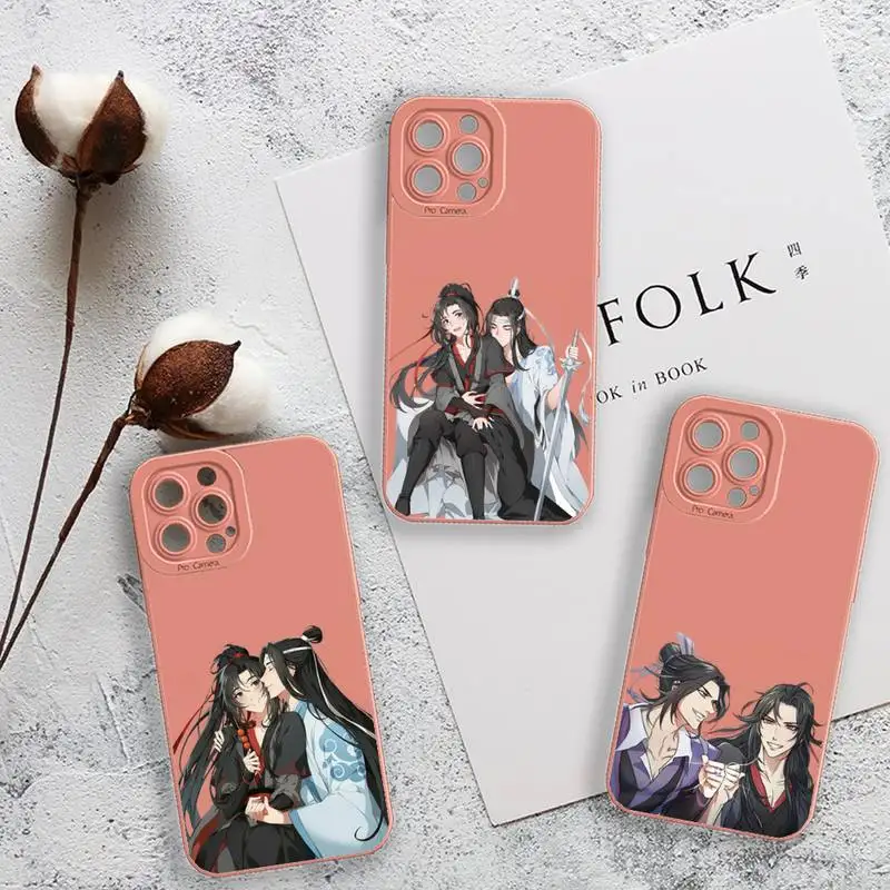 Mo Dao Zu Shi MDZS Phone Case For iPhone 13 12 11 Pro MAX Mini X XS XR 7 8 Plus Camera Lens Liquid Silicone
Mo Dao Zu Shi MDZS Phone Case For iPhone 13 12 11 Pro MAX Mini X XS XR 7 8 Plus Camera Lens Liquid Silicone