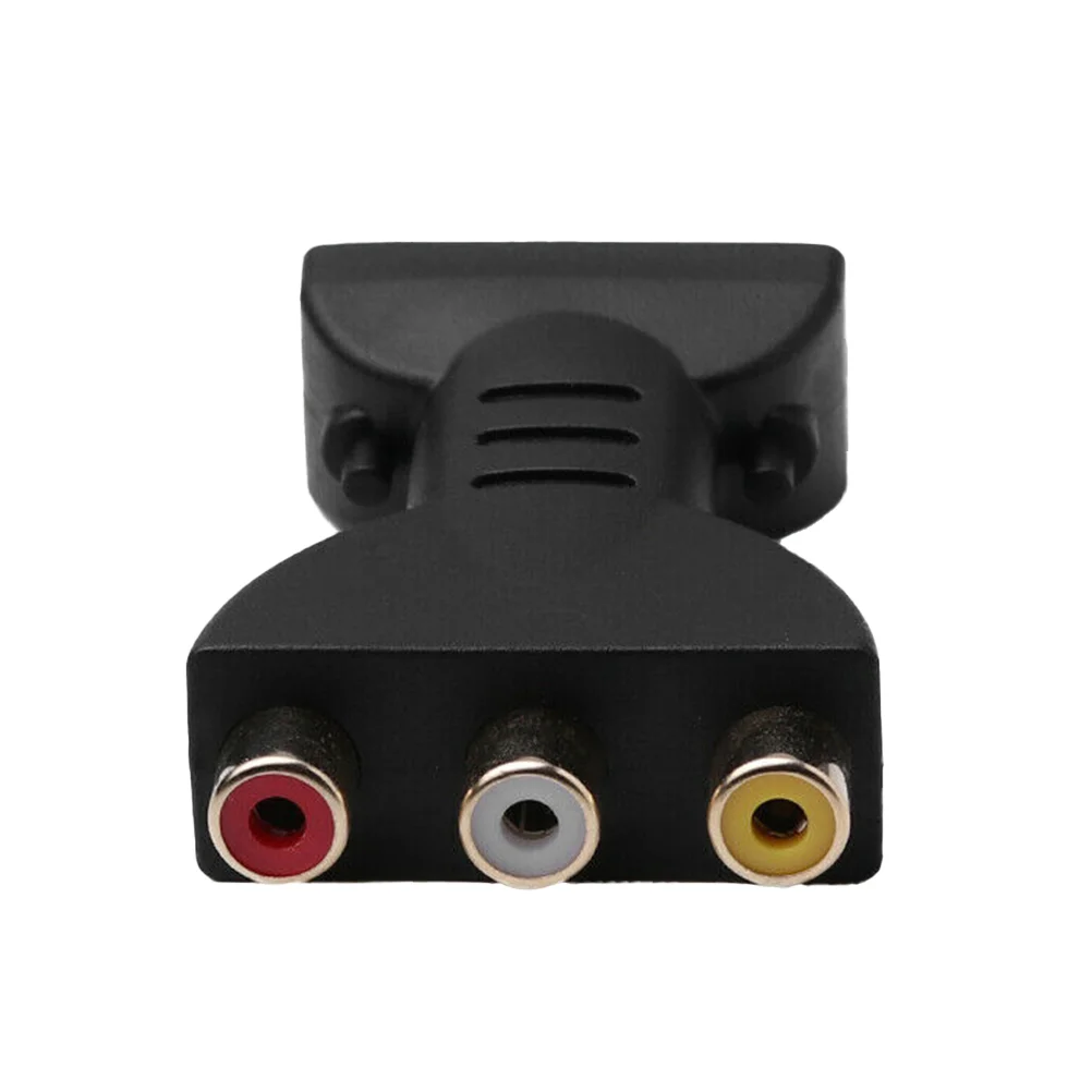 1Pc Durable Convert to AV Adapter Professional AV Adapter for Home Black 
1Pc Durable Convert to AV Adapter Professional AV Adapter for Home Black