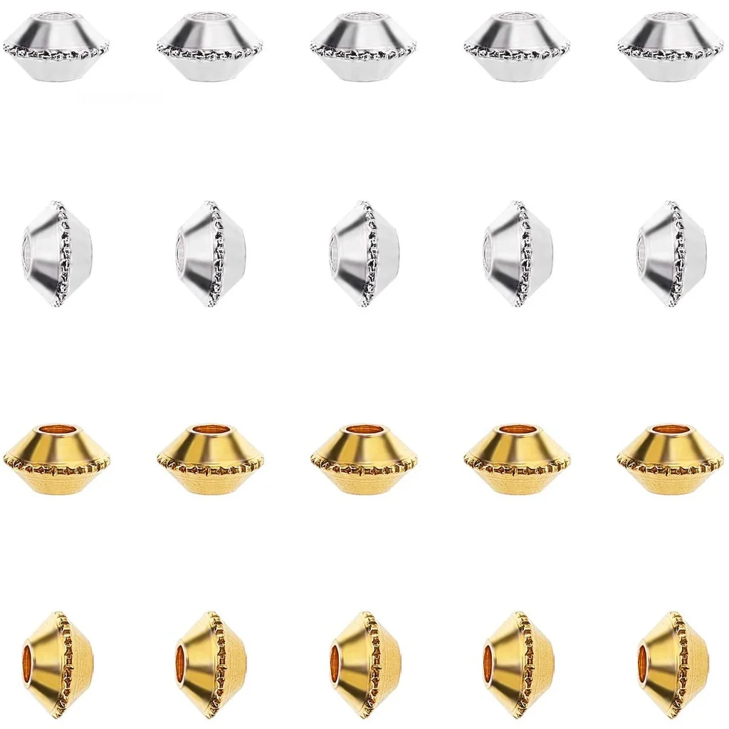 1000 Pcs 4mm Brass Bicone Beads SpacerMetal Loose Beads for Jewelry Making-Mixed Color
1000 Pcs 4mm Brass Bicone Beads SpacerMetal Loose Beads for Jewelry Making-Mixed Color