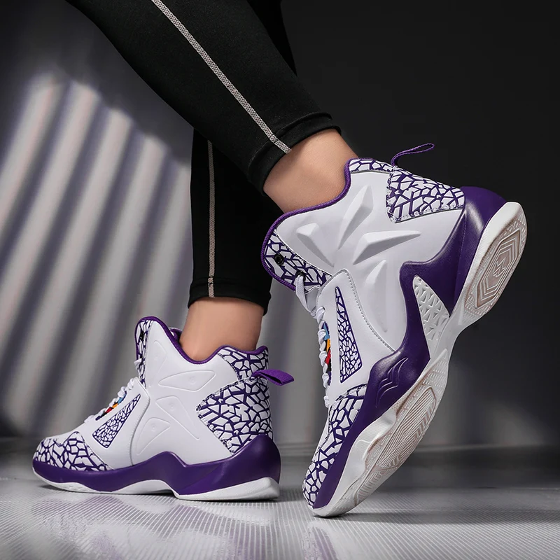 New Super Mens Basketball Shoes Couples Mixed Color Breathable Sports Fitness Trainers Sports Sneakers
New Super Mens Basketball Shoes Couples Mixed Color Breathable Sports Fitness Trainers Sports Sneakers