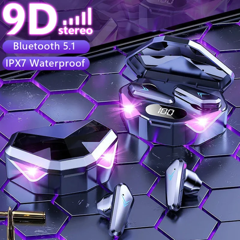 Led Display Bluetooth Earphone 5.1 Wireless Headphones TWS Stereo Charging Box Earbuds Sport Gaming Headset for Phone
Led Display Bluetooth Earphone 5.1 Wireless Headphones TWS Stereo Charging Box Earbuds Sport Gaming Headset for Phone