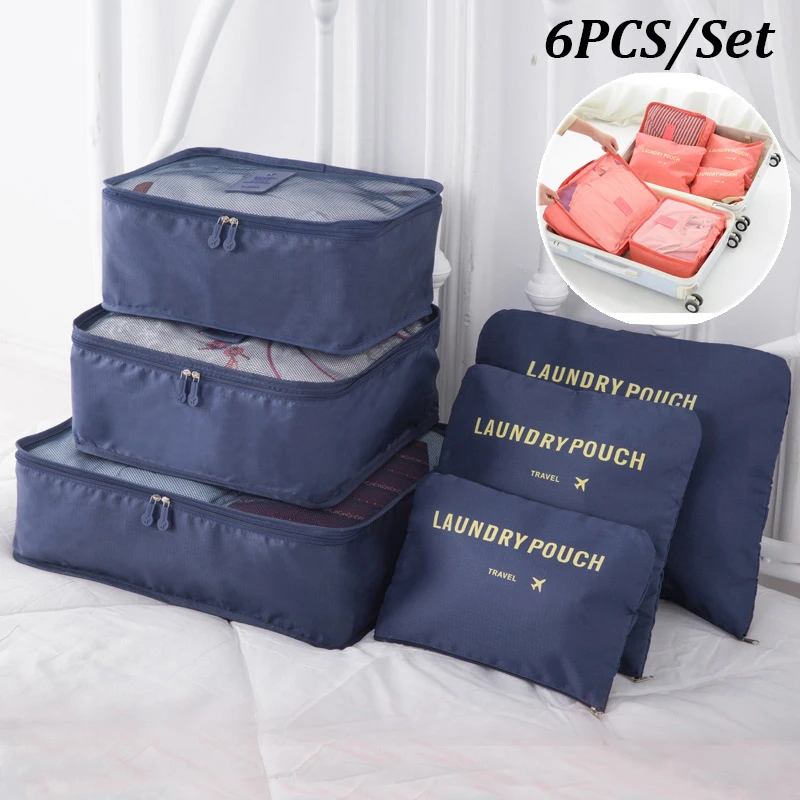 6 pieces Set Travel Organizer Storage Bags Suitcase Packing Set Storage Cases Underware Luggage Organizer Clothe Shoe TidyPouch
6 pieces Set Travel Organizer Storage Bags Suitcase Packing Set Storage Cases Underware Luggage Organizer Clothe Shoe TidyPouch