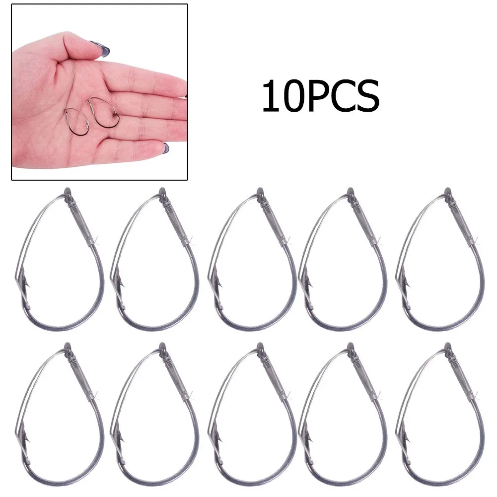 10pcs Wacky Rig Fishing Hooks Weedless Barbed Fishig Wide Gap Hook Reusable Worms Bass Fishhook Fishing Tackle Accessories
10pcs Wacky Rig Fishing Hooks Weedless Barbed Fishig Wide Gap Hook Reusable Worms Bass Fishhook Fishing Tackle Accessories