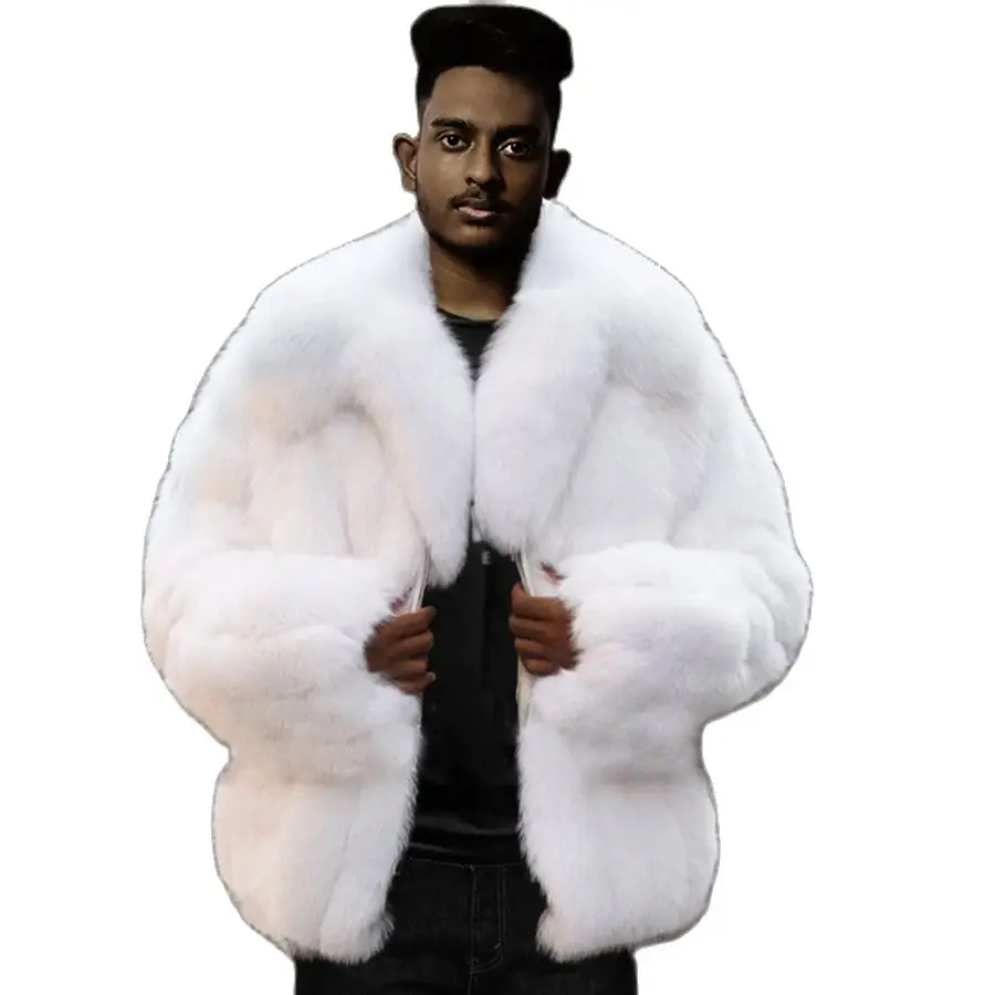 Men's Jacket 100% Natural Real Fur Fox Fur Coat Quality Fox Full Sleeves Fox Fur Jacket Turn Down Collar Men's Clothing
Men's Jacket 100% Natural Real Fur Fox Fur Coat Quality Fox Full Sleeves Fox Fur Jacket Turn Down Collar Men's Clothing