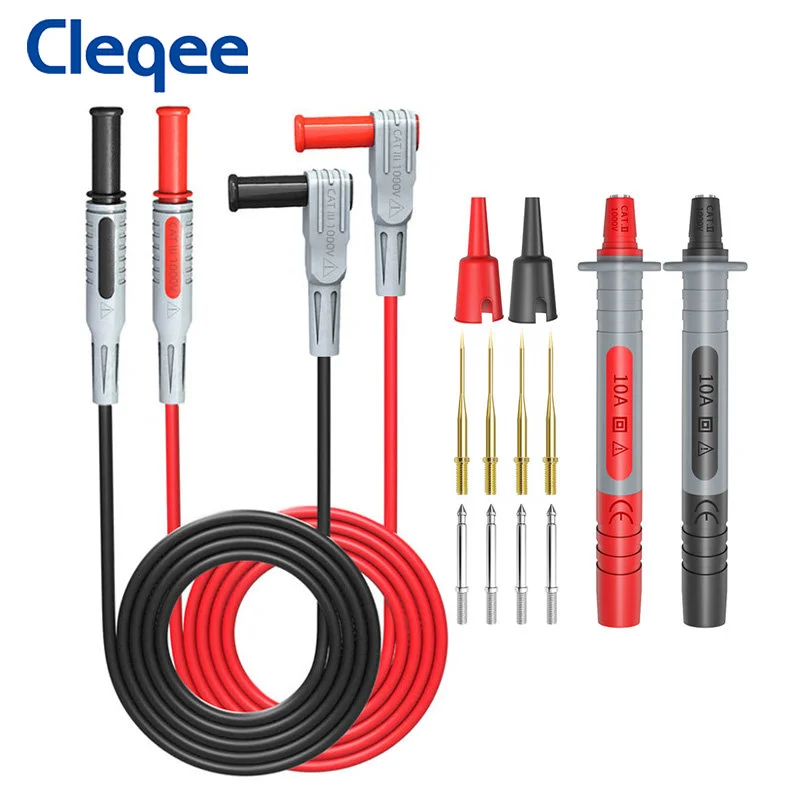 CLEQEE Провода для мультиметра с щупами 8 шт. 
CLEQEE Провода для мультиметра с щупами 8 шт.