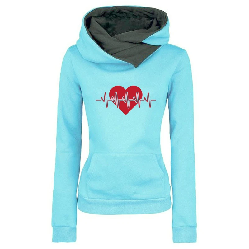 Women Sweatshirt Kawaii Heart Line Print Hoodie Long Sleeve Pocket Everyday Wear Women Hooded Top Slim Sportswear Casual Clothes
Women Sweatshirt Kawaii Heart Line Print Hoodie Long Sleeve Pocket Everyday Wear Women Hooded Top Slim Sportswear Casual Clothes