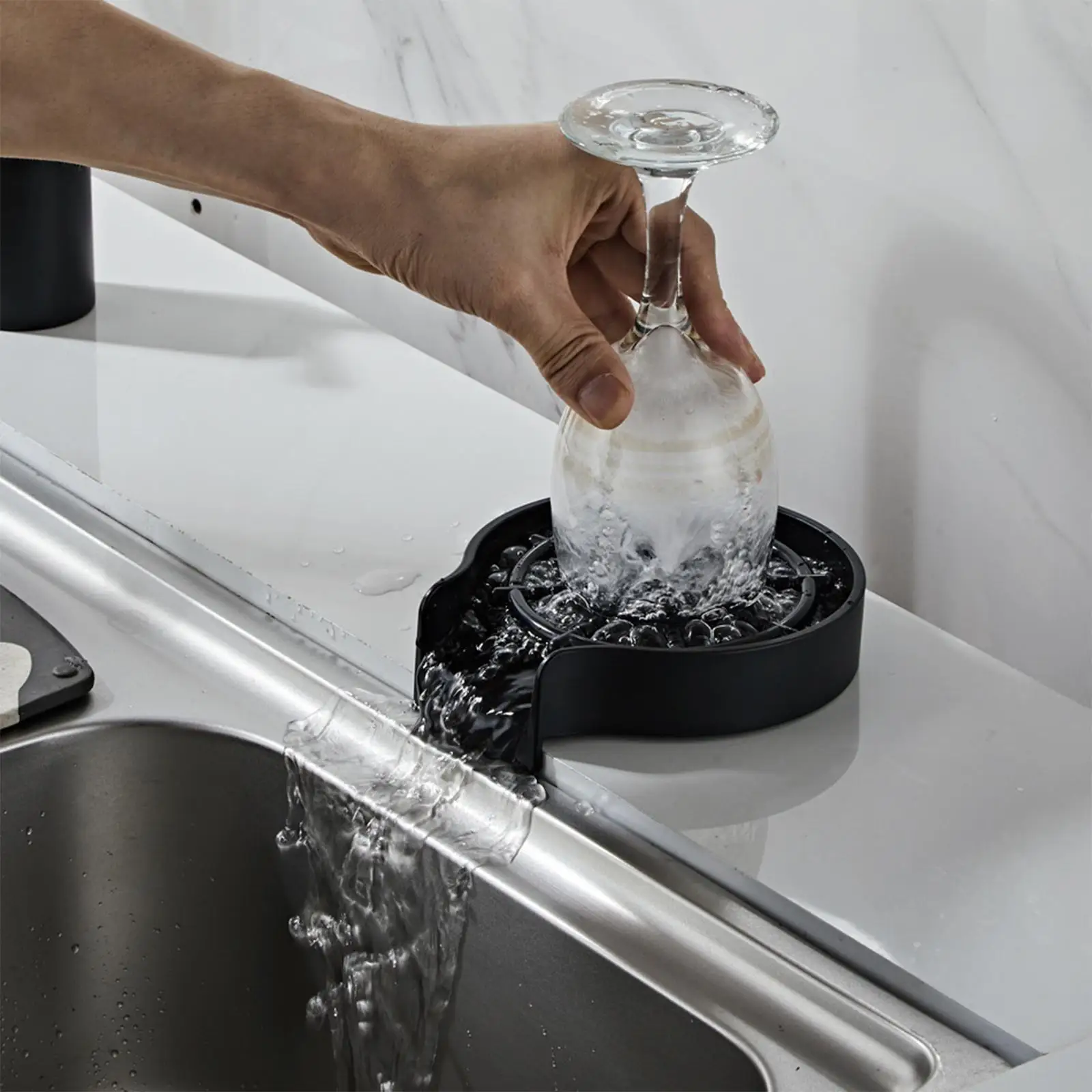 Stainless Steel Faucet rinser Automatic Cup Washer Mug Washer Tea cleaner Drink Rinser Pitcher Rinser for Home Hotel
Stainless Steel Faucet rinser Automatic Cup Washer Mug Washer Tea cleaner Drink Rinser Pitcher Rinser for Home Hotel