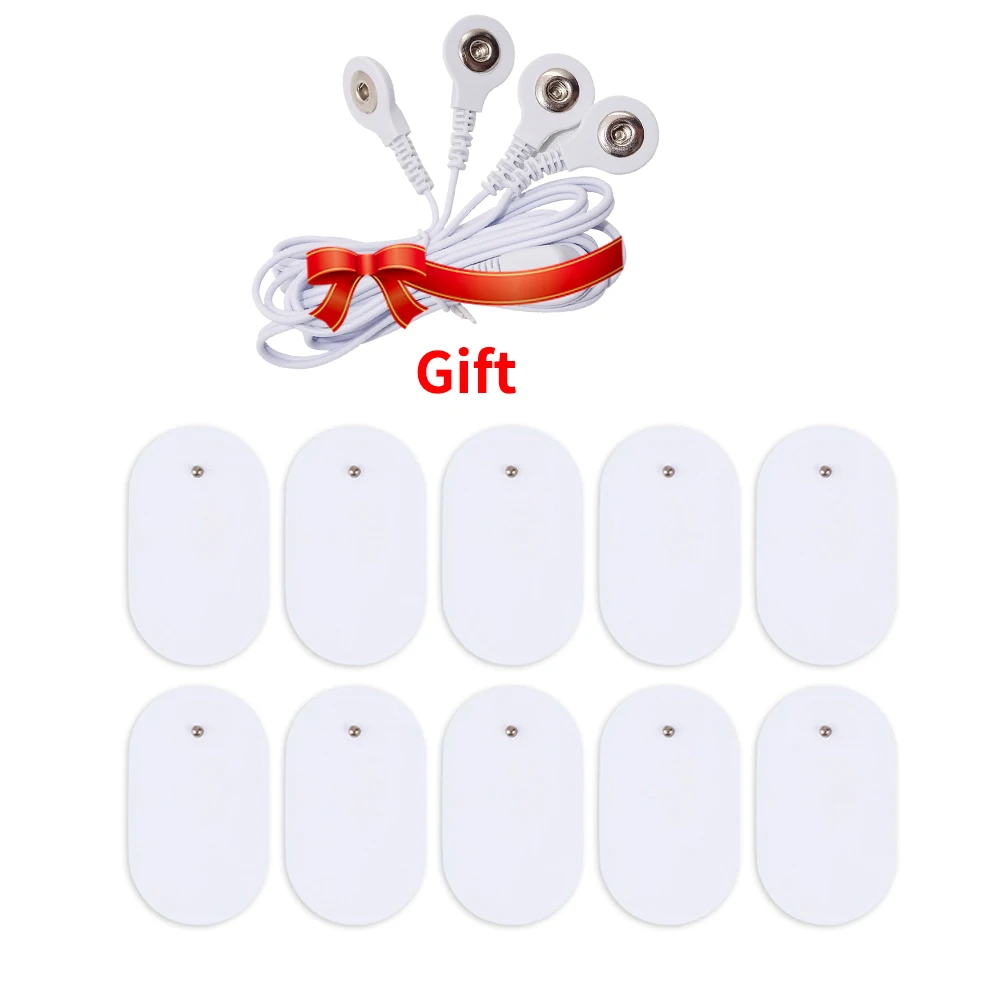 10pcs TENS Electrode Pads Conductive Cable for TENS Unit Body Massager Therapy Machine Pulse Muscle Stimulator Electro Sticker
10pcs TENS Electrode Pads Conductive Cable for TENS Unit Body Massager Therapy Machine Pulse Muscle Stimulator Electro Sticker