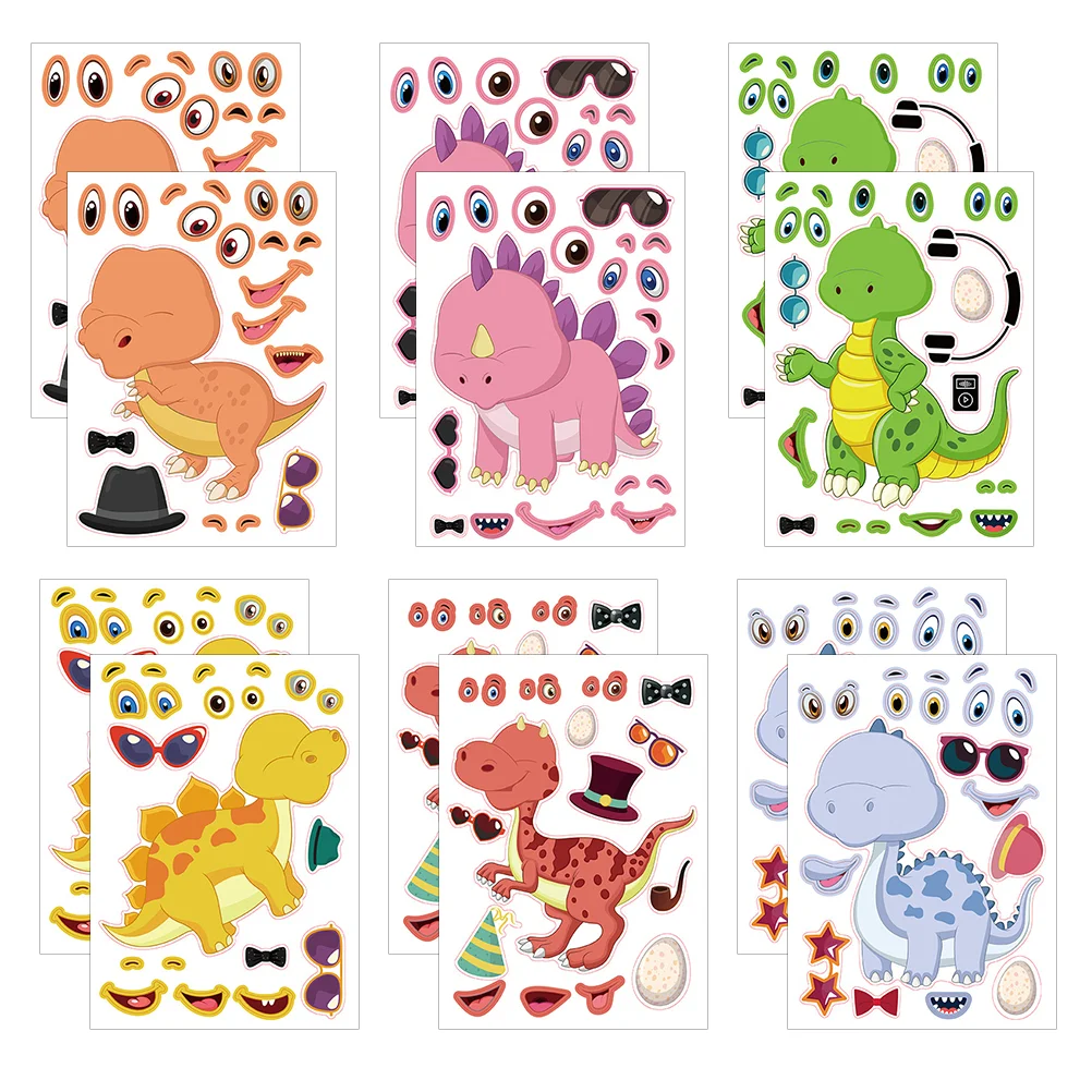 24pcs Make Your Own Dinosaur Stickers Cartoon DIY Dinosaur Stickers DIY Craft Stickers
24pcs Make Your Own Dinosaur Stickers Cartoon DIY Dinosaur Stickers DIY Craft Stickers