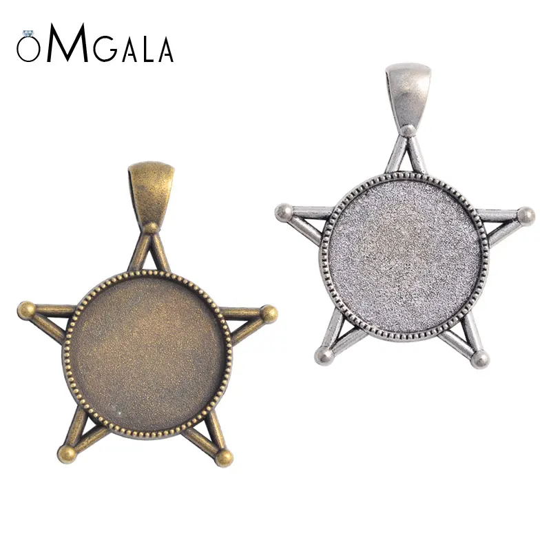 10PCS Pentagram Star Pendant Cabochon Bases 20mm Geometry Blank Settings For DIY Jewelry Making Accessories Handmade Findings
10PCS Pentagram Star Pendant Cabochon Bases 20mm Geometry Blank Settings For DIY Jewelry Making Accessories Handmade Findings