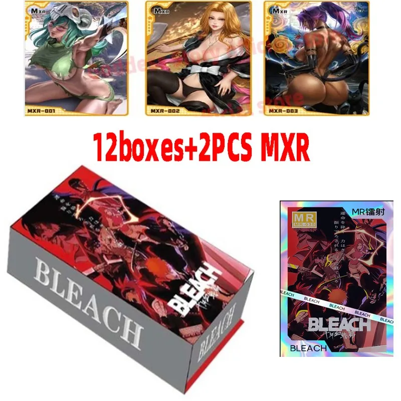 12/24/48boxes Wholesale Bleach Cards Toys + Mxr Matal Card Japanese Anime Tcg Cartas Games Card Box Children Birthday Gift
12/24/48boxes Wholesale Bleach Cards Toys + Mxr Matal Card Japanese Anime Tcg Cartas Games Card Box Children Birthday Gift