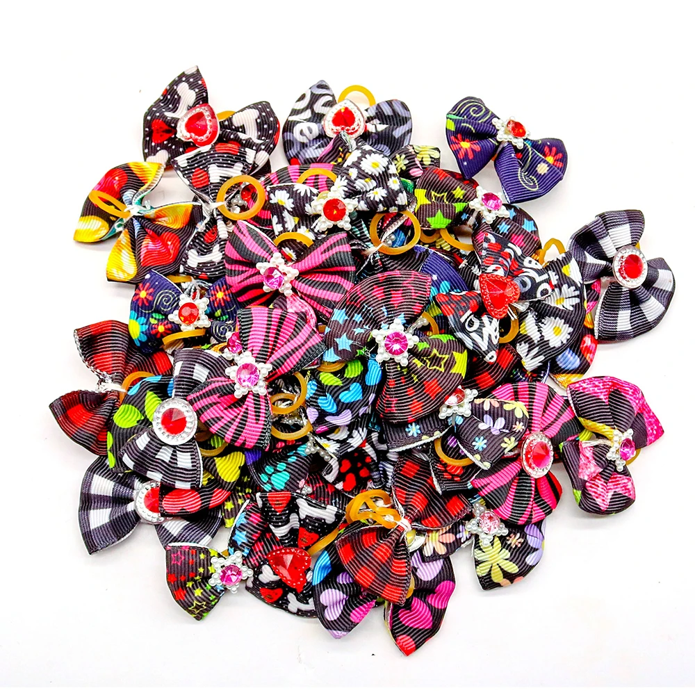 Hand-made With For Day 10pcs Pearl Diomand Hair Valentine's Grooming Headwear Cat Dogs Dog Small Band With Bows Rubber Bows
Hand-made With For Day 10pcs Pearl Diomand Hair Valentine's Grooming Headwear Cat Dogs Dog Small Band With Bows Rubber Bows