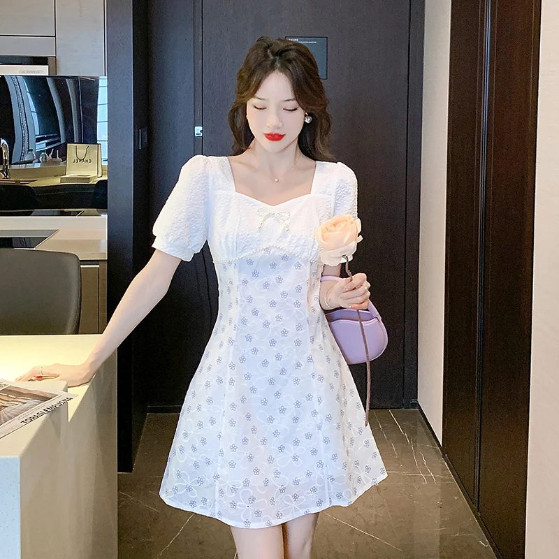 COIGARSAM Women's Summer Dress 2022 New Cute Square Collar High Waist Purple Dresses Dropshipping 
COIGARSAM Women's Summer Dress 2022 New Cute Square Collar High Waist Purple Dresses Dropshipping