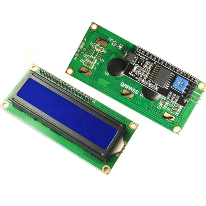 

1PCS LCD1602+I2C LCD 1602 module Blue screen PCF8574 IIC/I2C for arduino LCD1602 Adapter plate