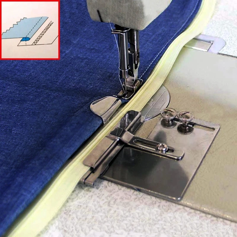 Upper Zipper Hemming Attachment For Industrial Sewing Machine Zipper Installation Positioner Machine Accessorie Lap Seam Folder
Upper Zipper Hemming Attachment For Industrial Sewing Machine Zipper Installation Positioner Machine Accessorie Lap Seam Folder