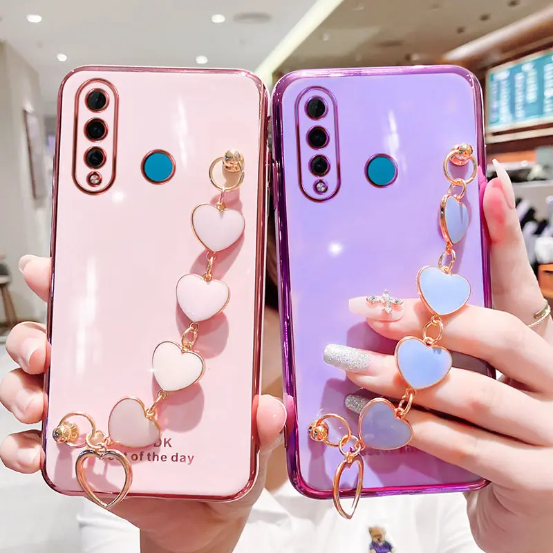 Love Heart Wrist Chain Phone Case For Huawei Honor 9X 8X 10 20 Lite 10i 20S 30i 30S 50 V20 Y6P Y7A Y9S 9XPro Cute Silicone Cover
Love Heart Wrist Chain Phone Case For Huawei Honor 9X 8X 10 20 Lite 10i 20S 30i 30S 50 V20 Y6P Y7A Y9S 9XPro Cute Silicone Cover