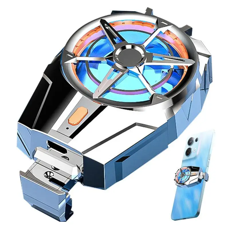 Phone Cooling Fan Compact Rechargeable Mobile Phone Cooling Fan For Gaming Mobile Phone Cooling Fan Compatible For 4.5-6inch
Phone Cooling Fan Compact Rechargeable Mobile Phone Cooling Fan For Gaming Mobile Phone Cooling Fan Compatible For 4.5-6inch