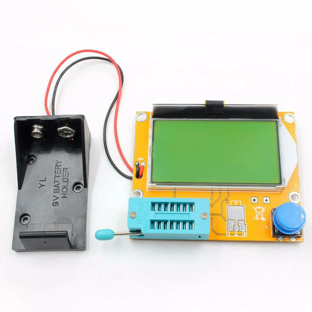 LCR-T4 ESR Meter Transistor Tester Diode Triode Capacitance SCR Inductance+housing 128 * 64 Large Backlight LCD Display Electric
LCR-T4 ESR Meter Transistor Tester Diode Triode Capacitance SCR Inductance+housing 128 * 64 Large Backlight LCD Display Electric