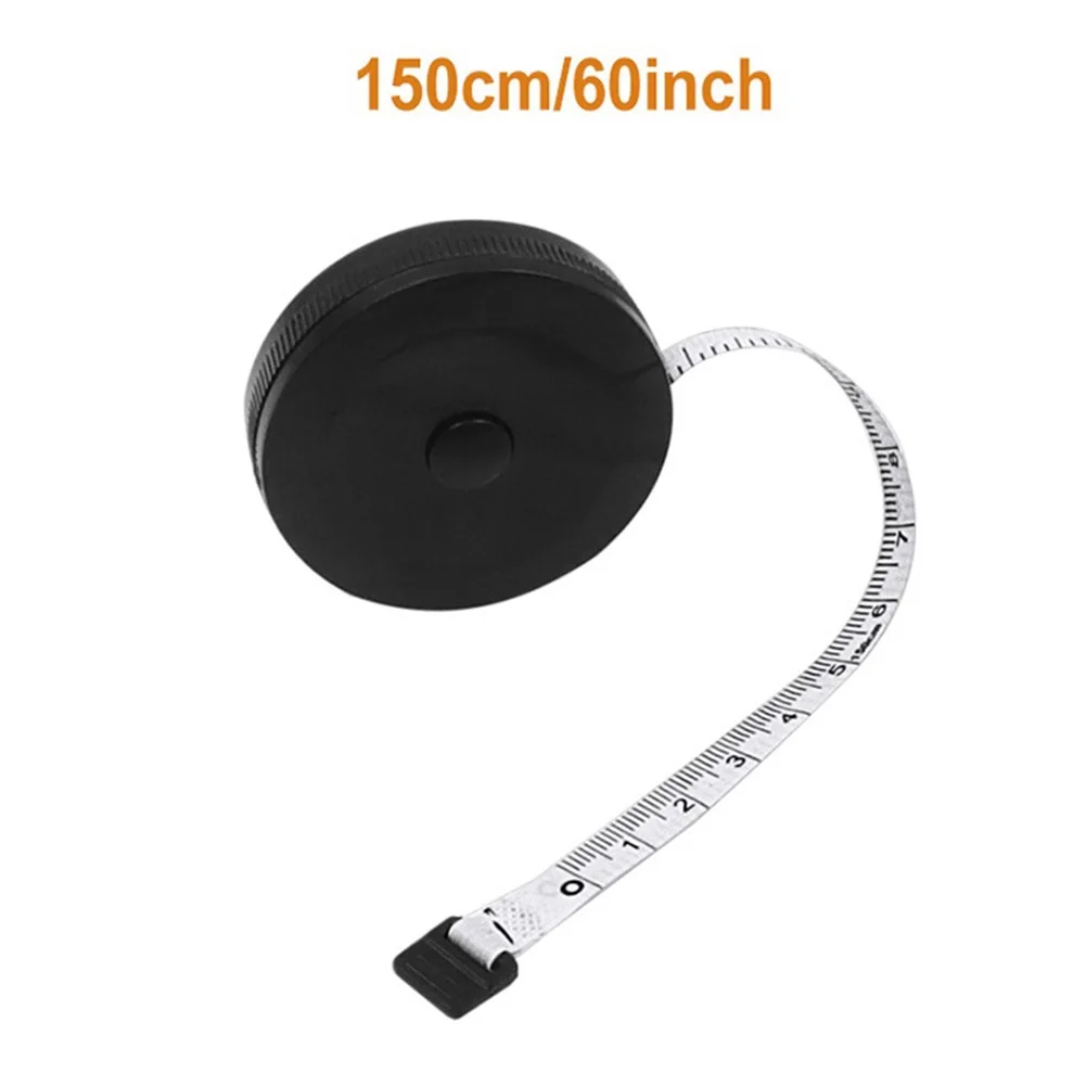 

1.5m/60inch Soft Tape Measure Sewing Tailor Tape Measure ABS Portable Retractable Ruler Double Sided Needlework Measuring Tape