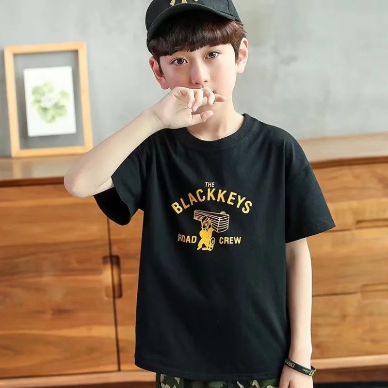 Children's T-shirts For Kids Top Summer Baby Short Sleeve Tee Clothes T-shirt Korea Boy Boys Infant Clothing Korean Fashion
Children's T-shirts For Kids Top Summer Baby Short Sleeve Tee Clothes T-shirt Korea Boy Boys Infant Clothing Korean Fashion