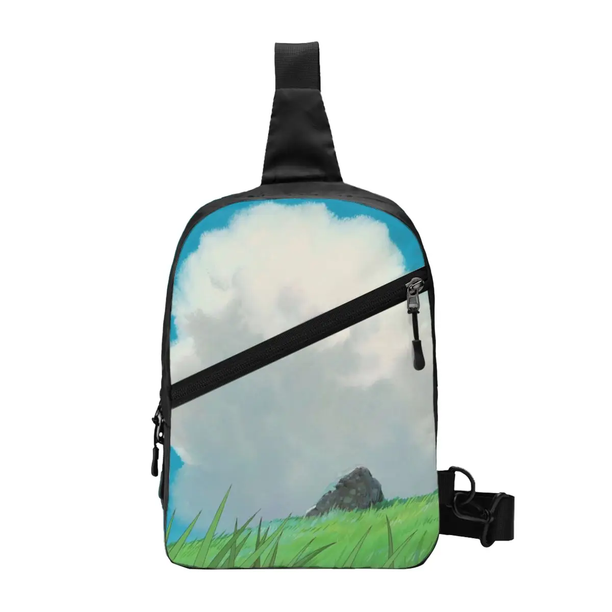 Spirited Away Cloud Crossbody Bag Unisex Beautiful Scene Phone Chest Bags Casual Travel Running Small Bag
Spirited Away Cloud Crossbody Bag Unisex Beautiful Scene Phone Chest Bags Casual Travel Running Small Bag