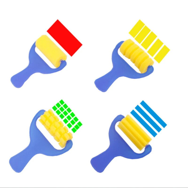 DIY Early Education Painting Toy Sponge Paint Roller Brush Plastic Handle Set Child Art Star Craft Painting Tool
DIY Early Education Painting Toy Sponge Paint Roller Brush Plastic Handle Set Child Art Star Craft Painting Tool