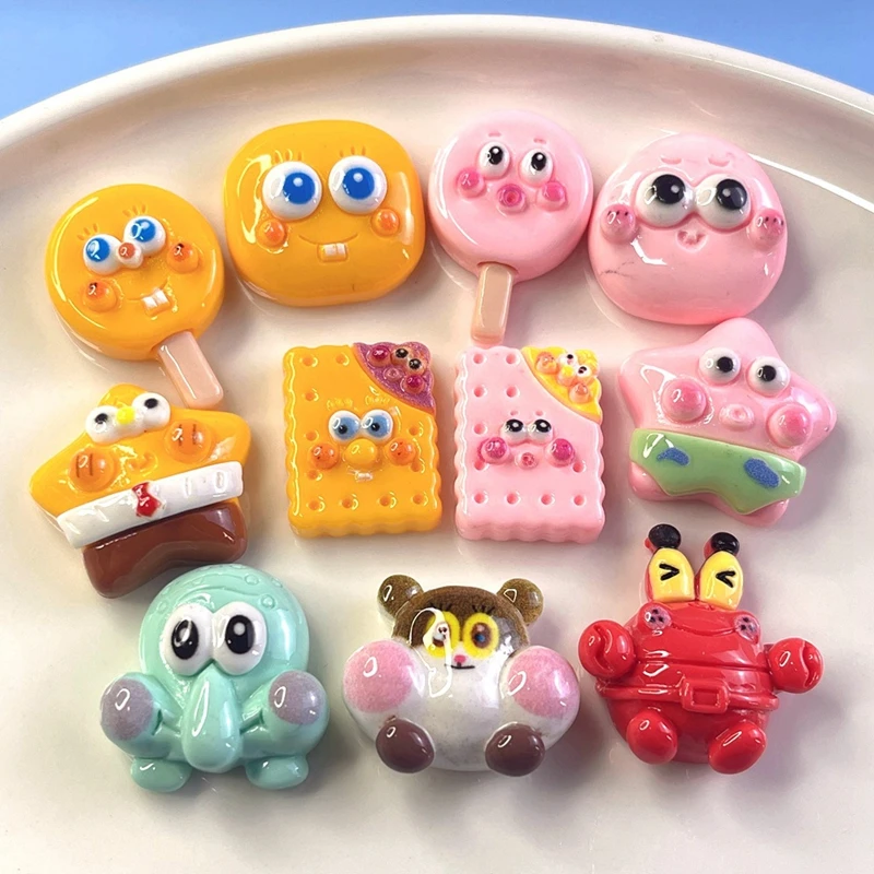 Kawaii Mini Bright Surface Marine Animal Series 10Pcs Resin Scrapbook DIY Fashion Shoes Hats Parts, Hair Clip Decoration
Kawaii Mini Bright Surface Marine Animal Series 10Pcs Resin Scrapbook DIY Fashion Shoes Hats Parts, Hair Clip Decoration